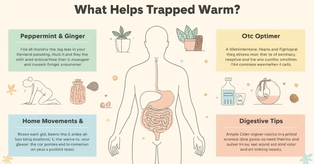 what helps trapped wind
